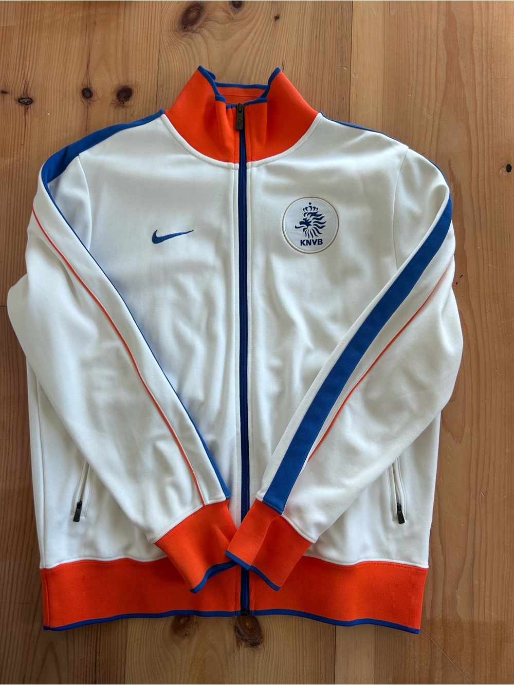 Nederland Nike Soccer Jacket Warm up Vintage KNVB Football